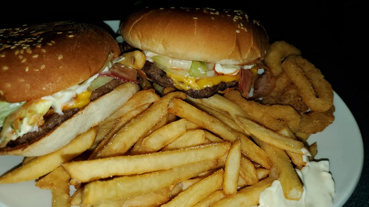 Whopper with Bacon Cheeseburger and Fries, Burger King