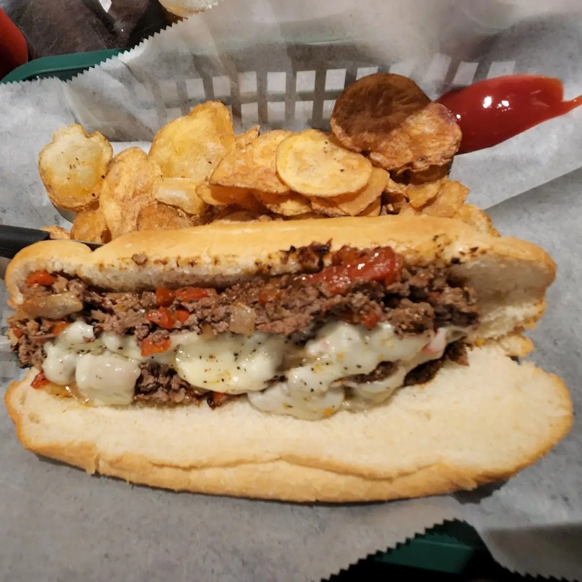 Philly Cheese Steak Sandwich