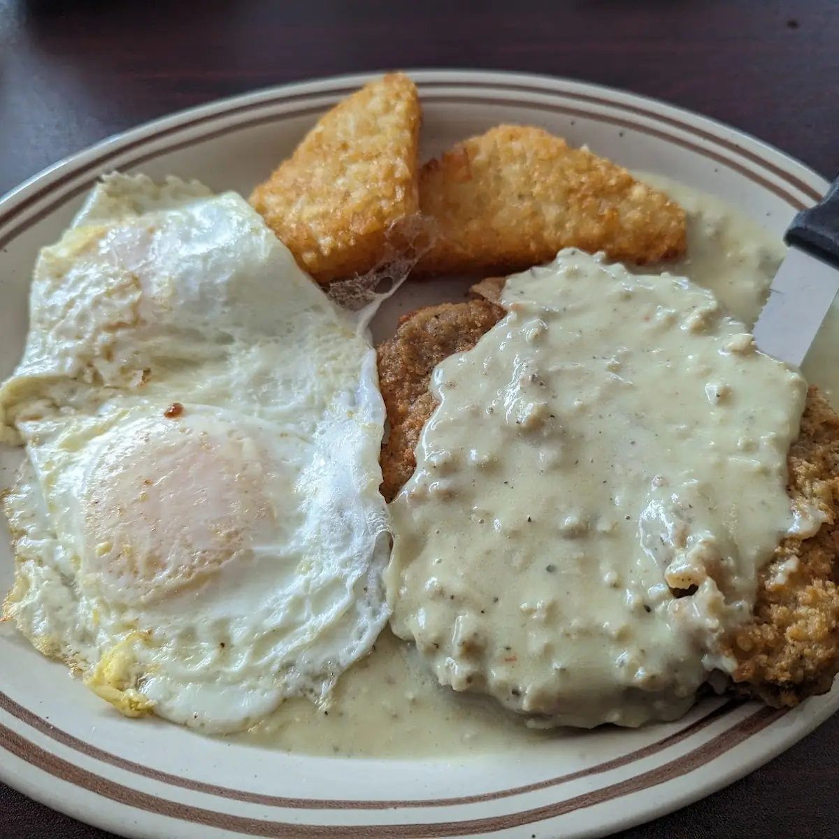 Country Fried Steak Breakfast