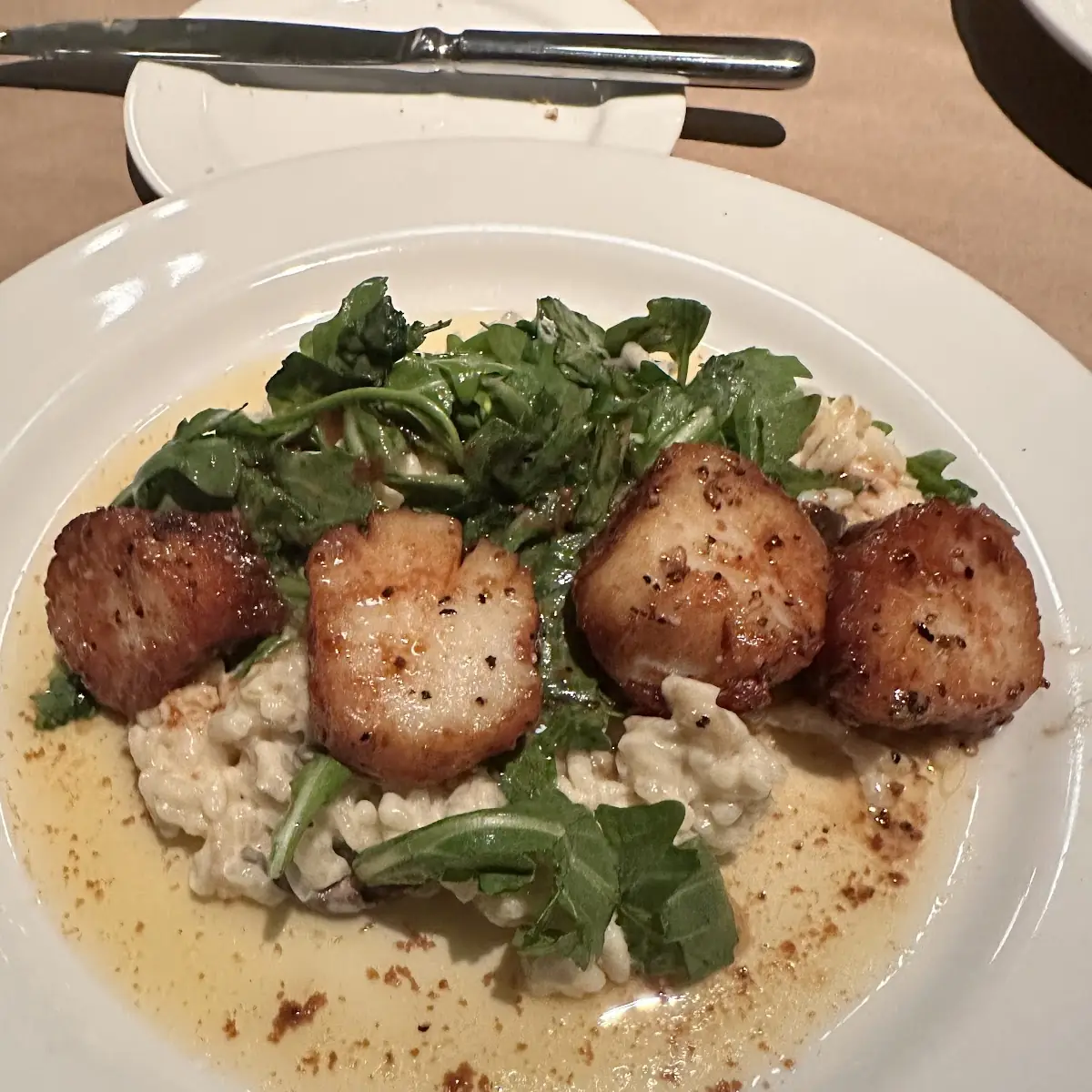 Pan Seared Scallops
