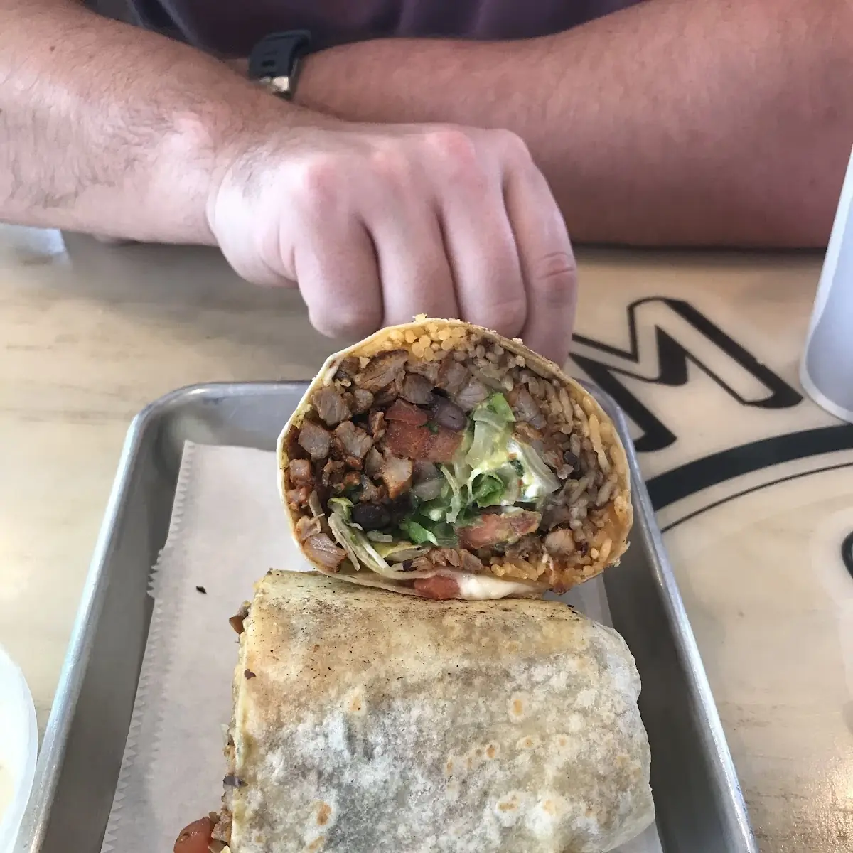 Surf N Turf Burrito