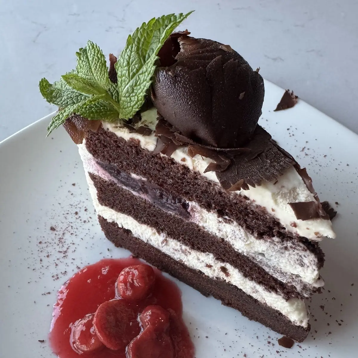 Black Forest Cake, Table Rock House Restaurant