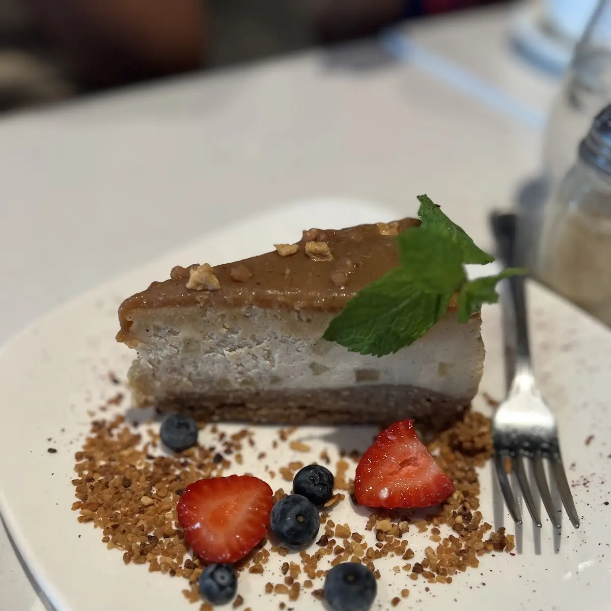 Caramel Apple Cheesecake, Table Rock House Restaurant