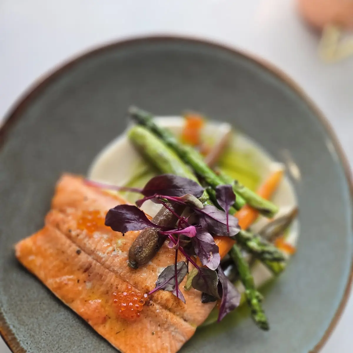 Rosewood Smoked Honey & Rosemary Glazed Salmon, Table Rock House Restaurant