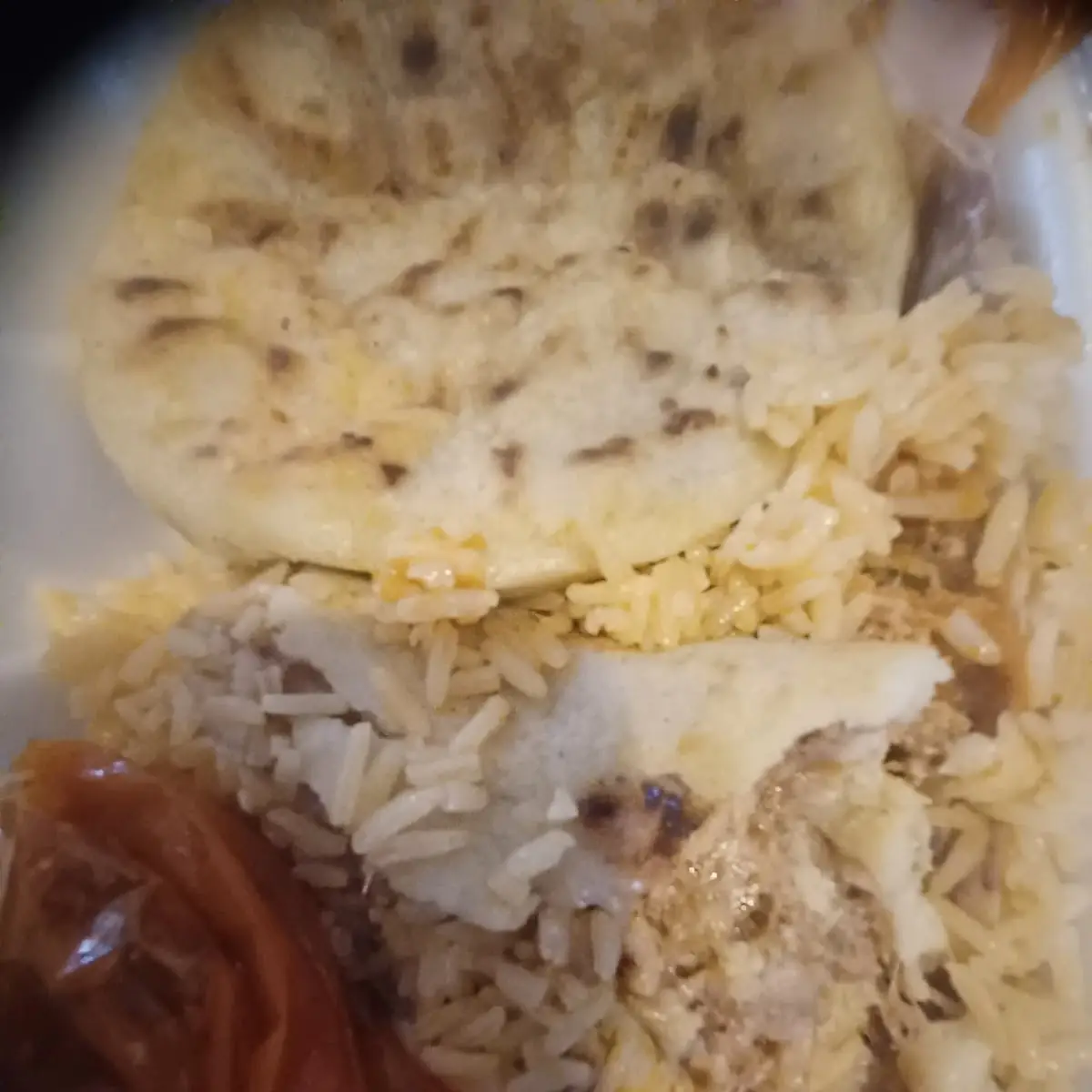 Bean & Cheese Pupusa with Rice