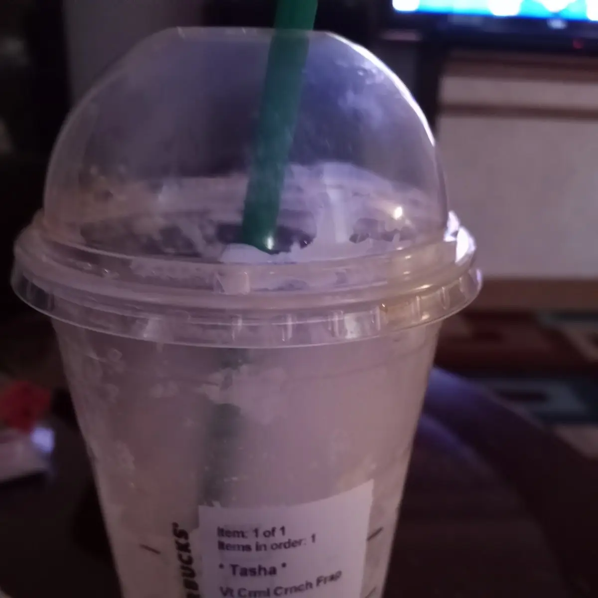 Carmel Crunch Frappuccino