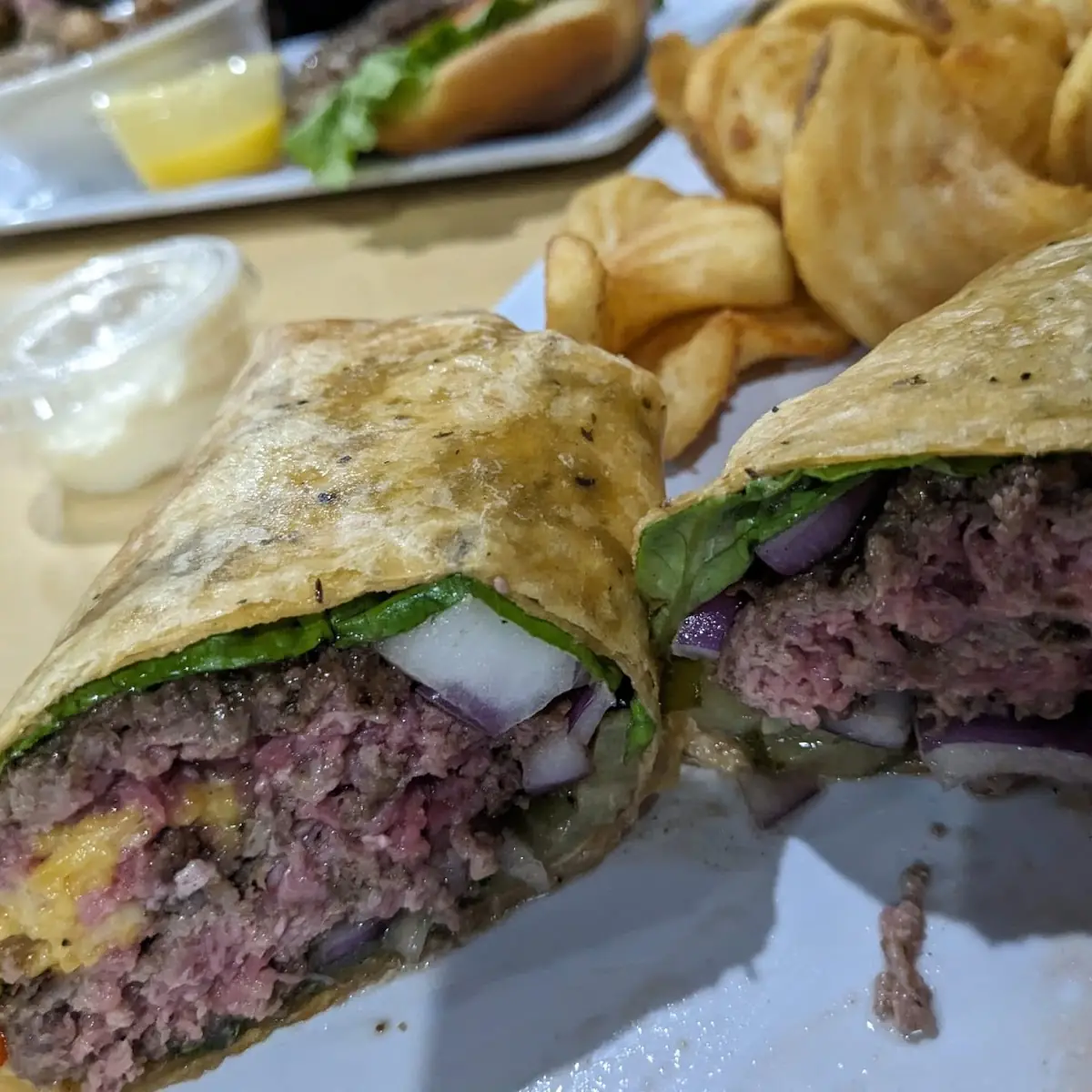 Burger in a Wrap