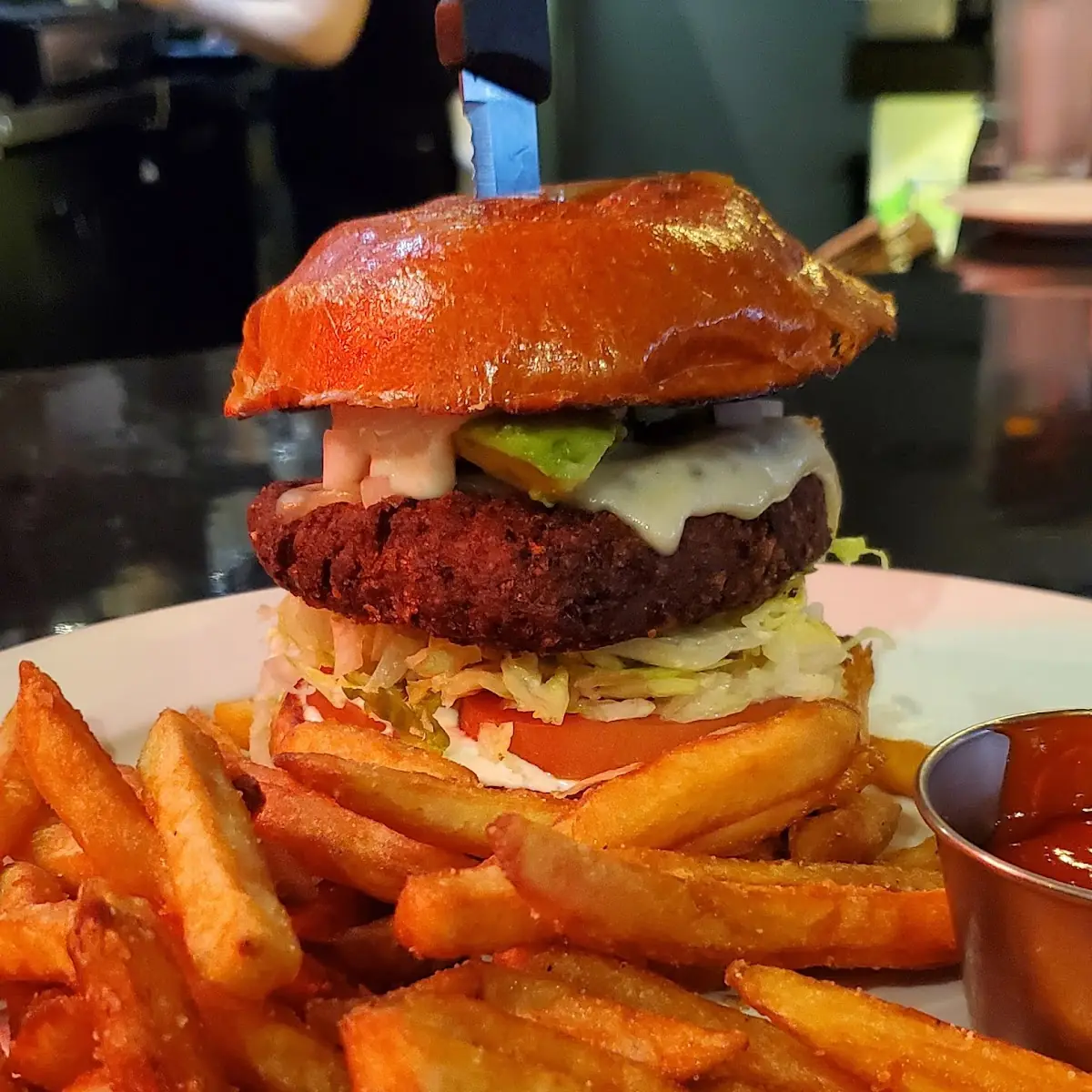 L a Veggie Burger