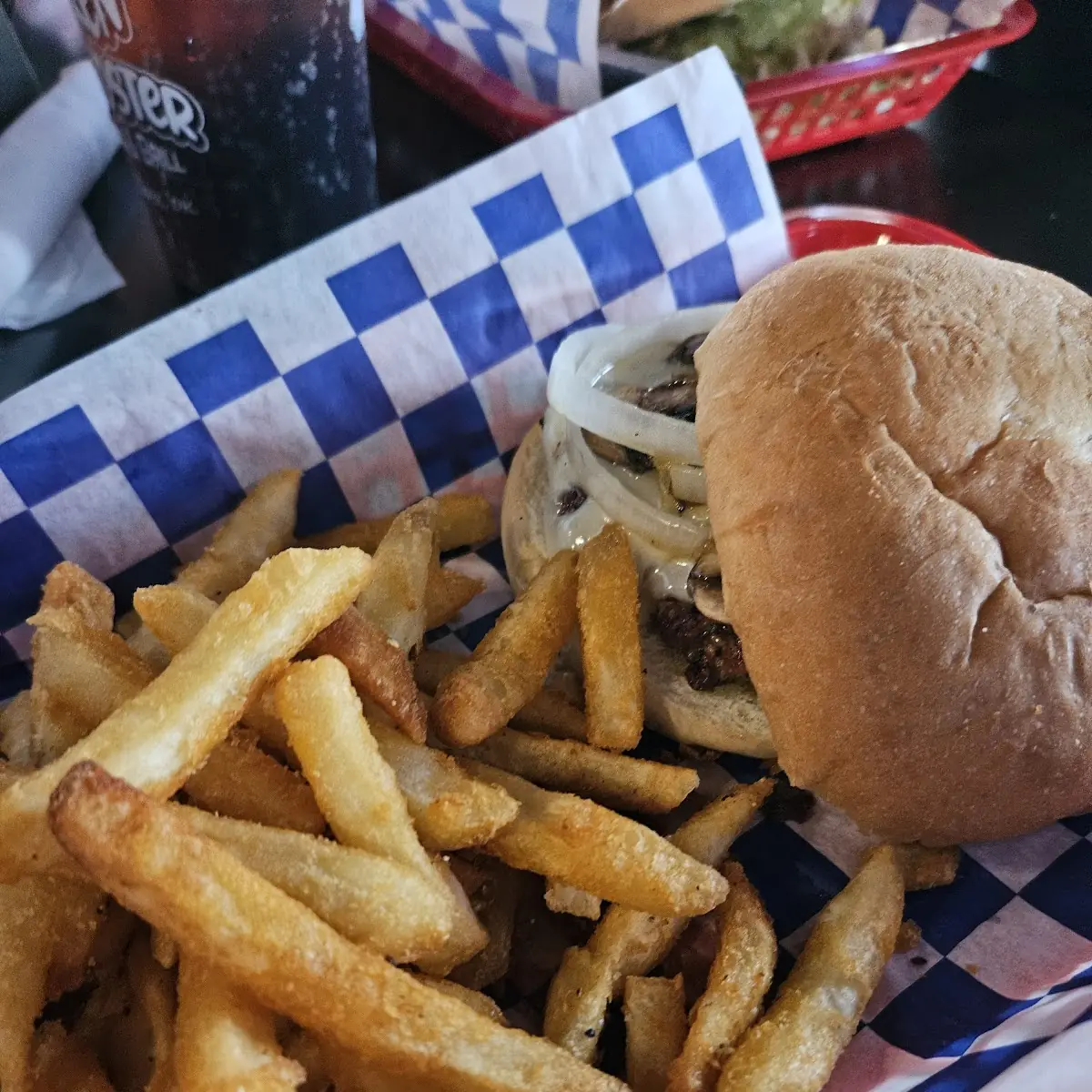 Mushroom Swiss Burger