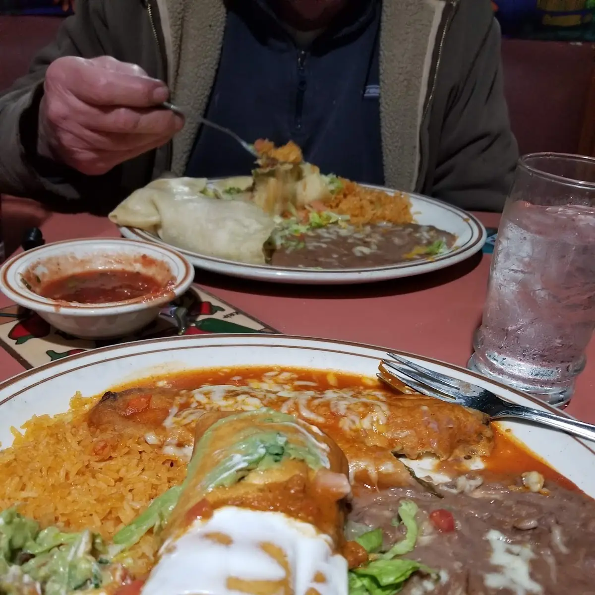 Chimichangas Tamales Cheese Enchilada