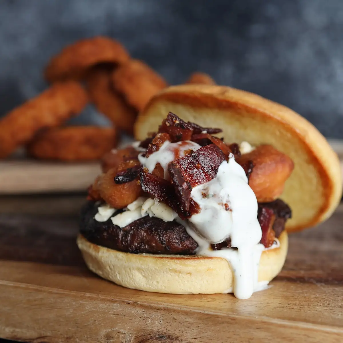 Cheese and Mushroom Burger