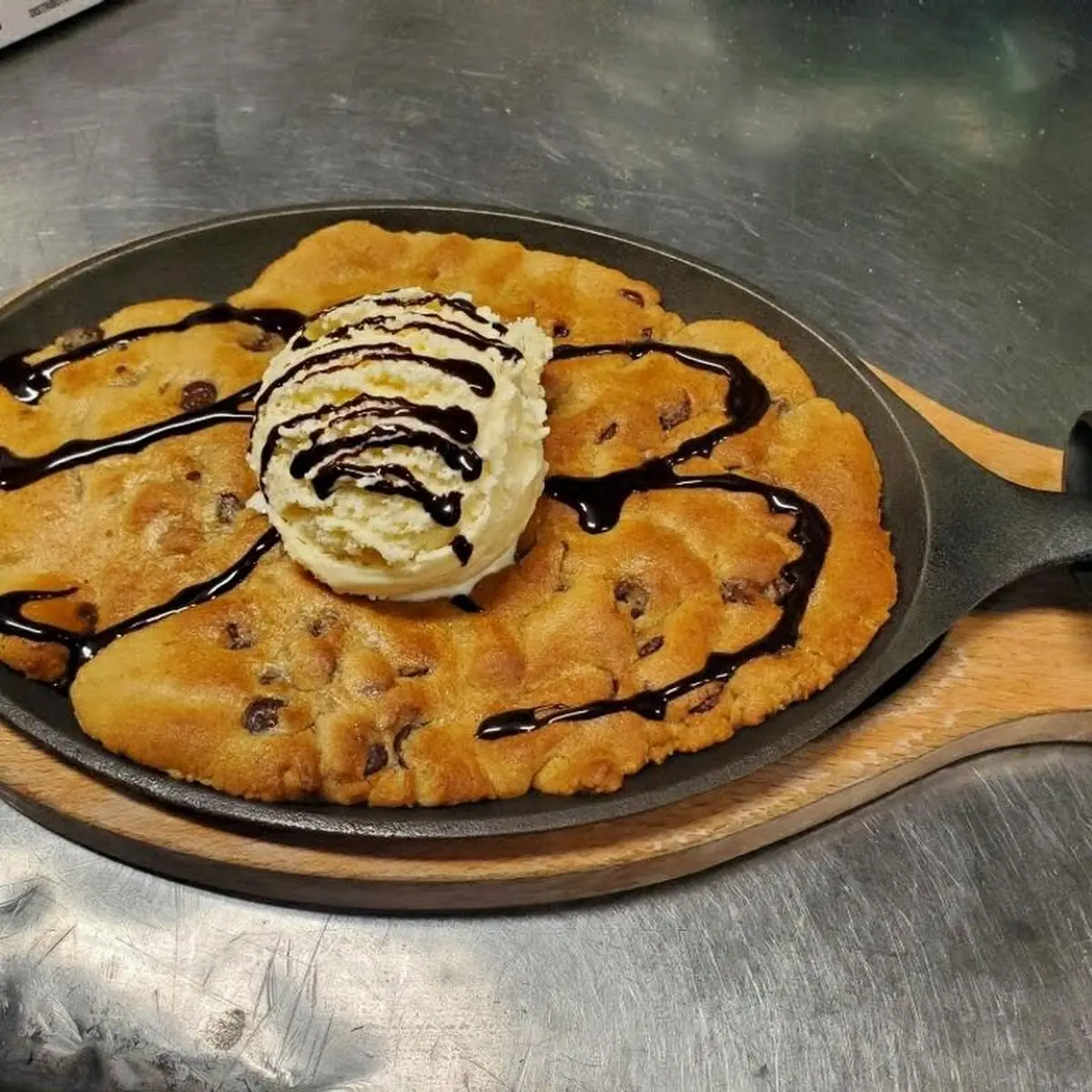 Chocolate Chip Skillet Cookie