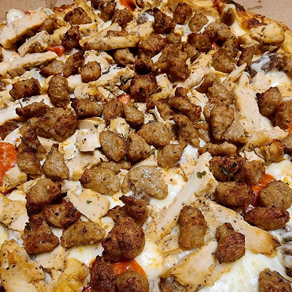 Thick Crust Meat Lovers Pizza