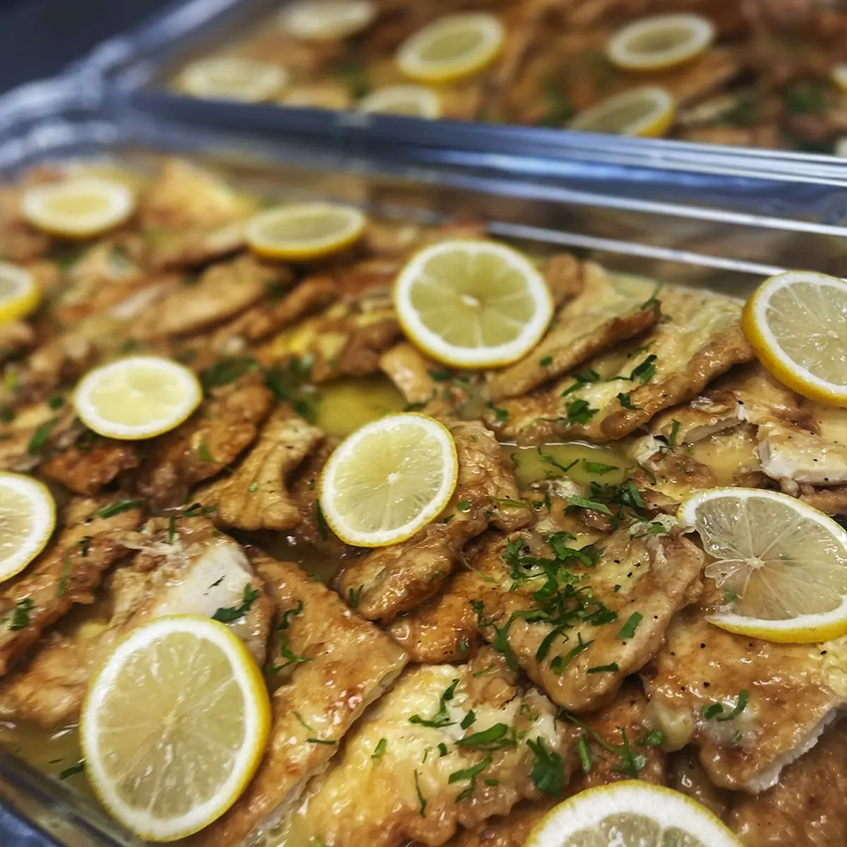 Chicken Francese Half Tray