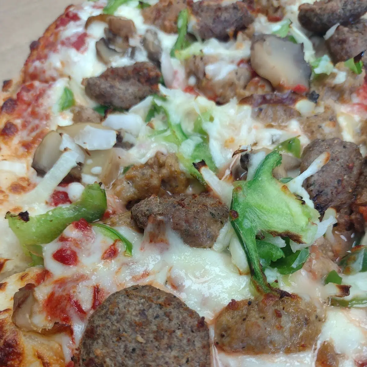 Supreme Pizza w Added Meatballs