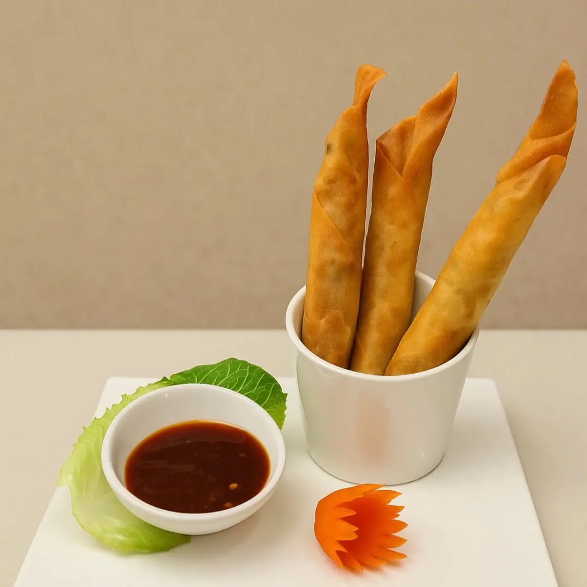 Duck Crispy Spring Rolls