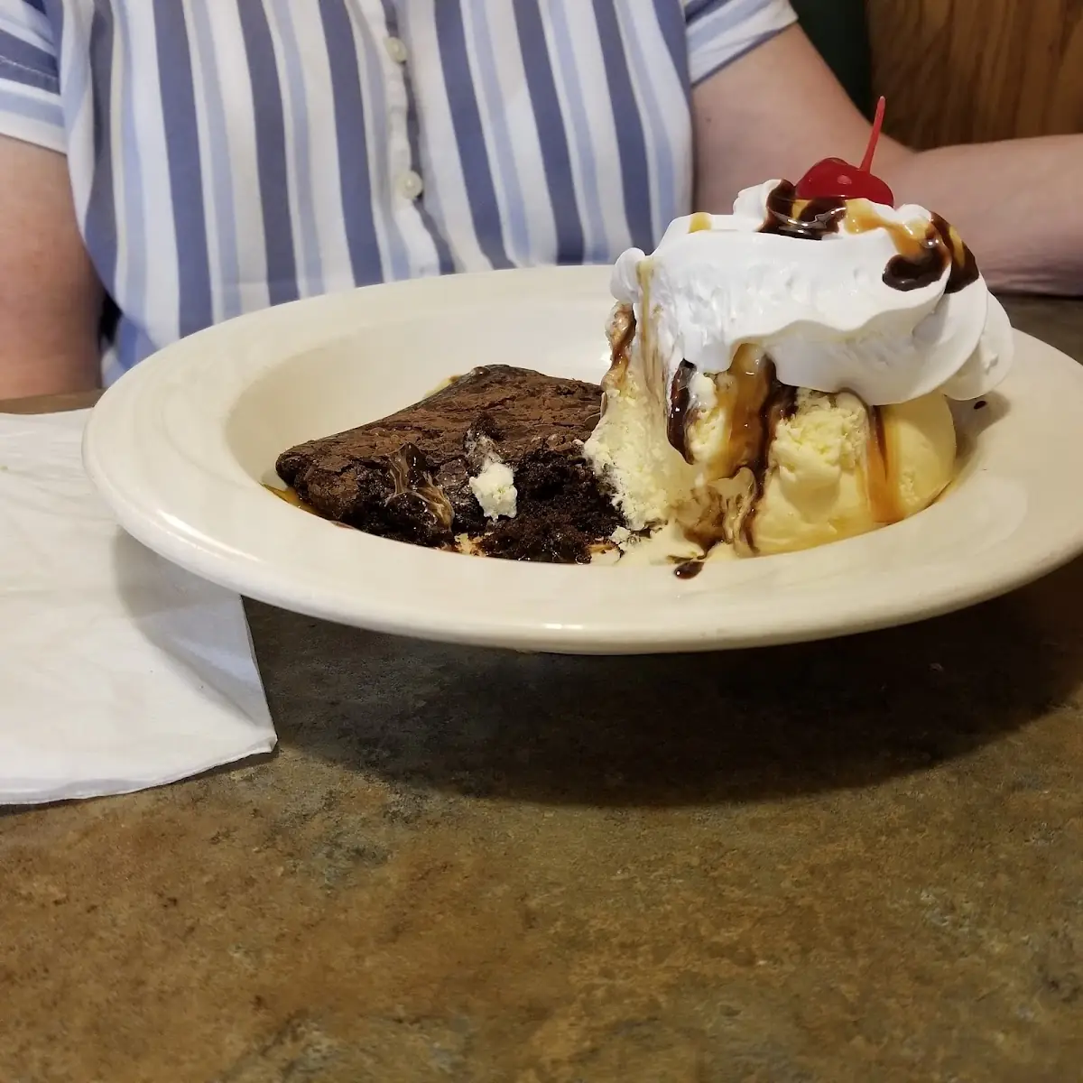 Brownie Sundae
