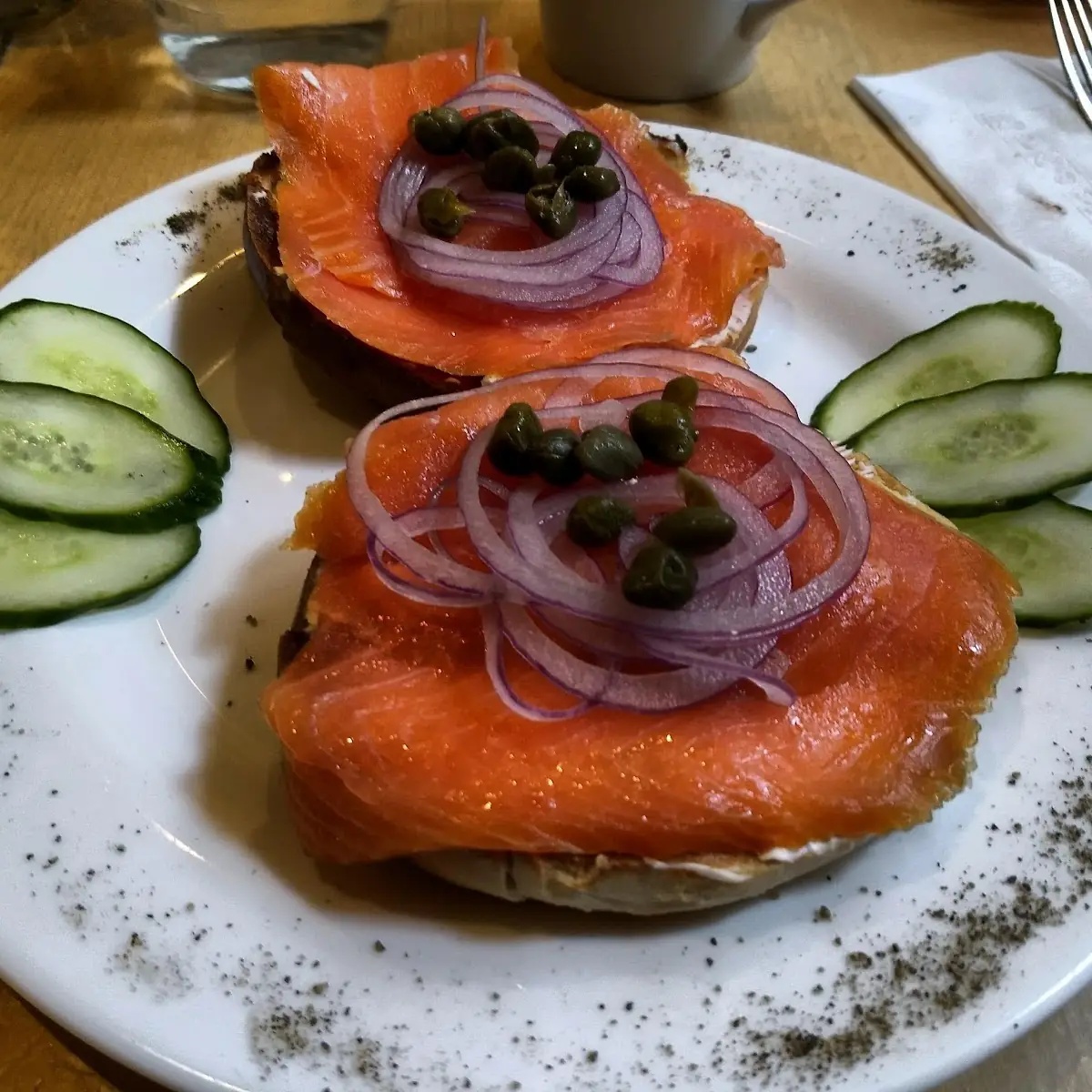 Smoked Salmon Bagel