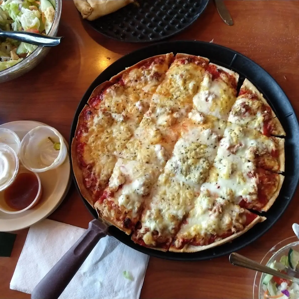 Sausage and Cheese Pizza