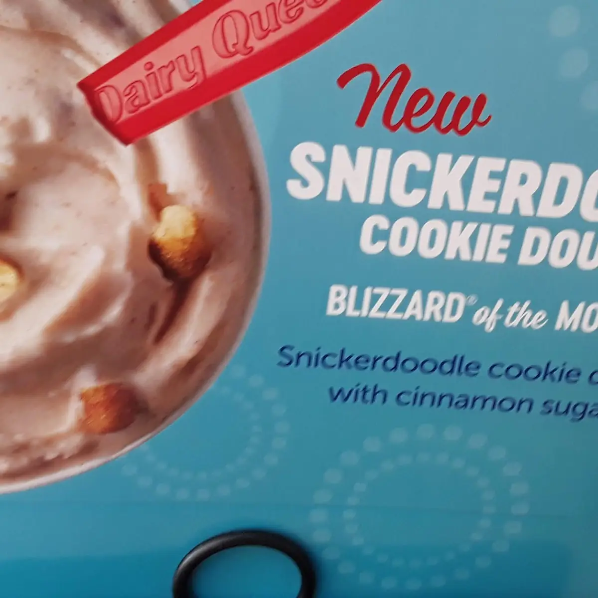 Snickerdoodle Cookie Dough Blizzard Treat