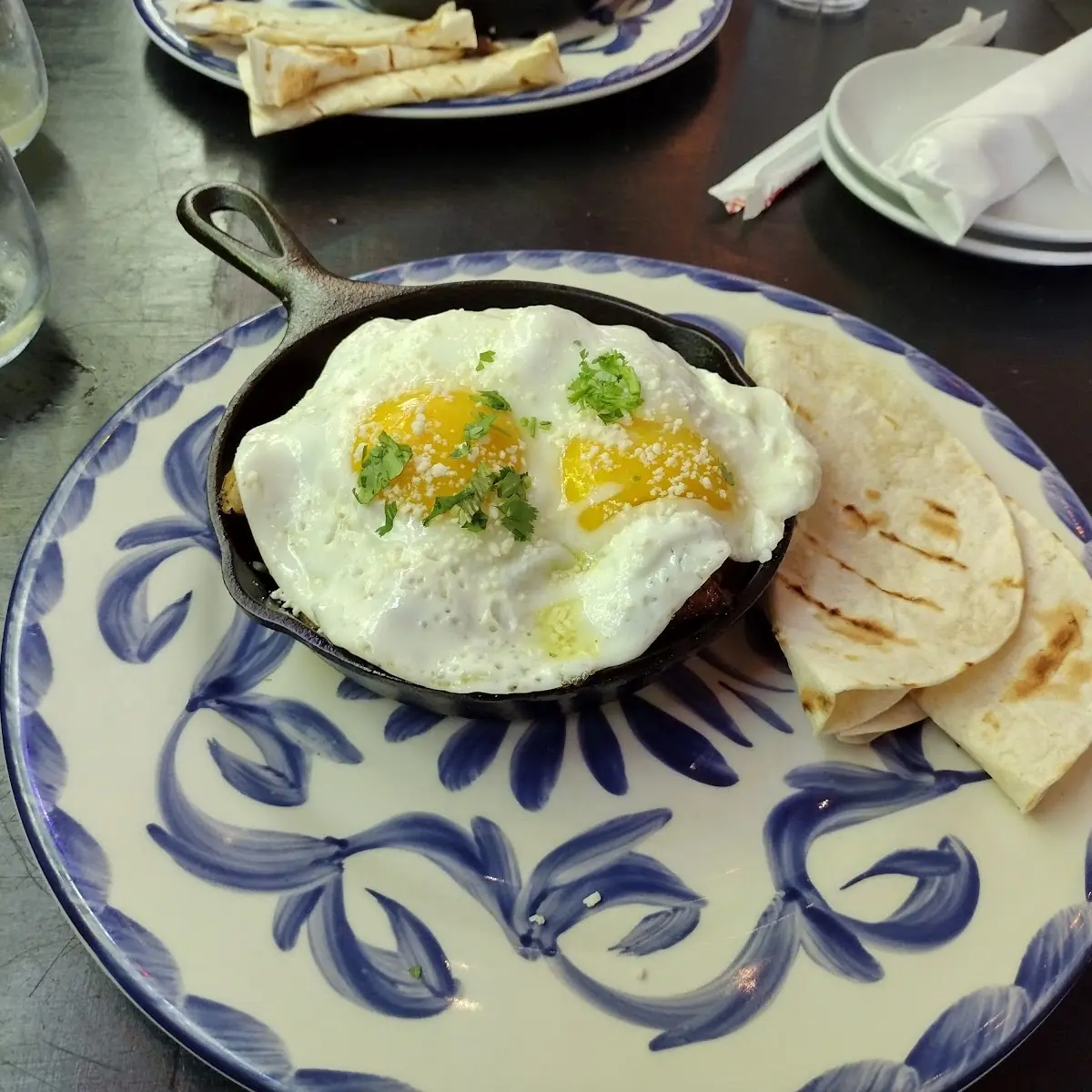 Pork Belly Hash with Fried Eggs