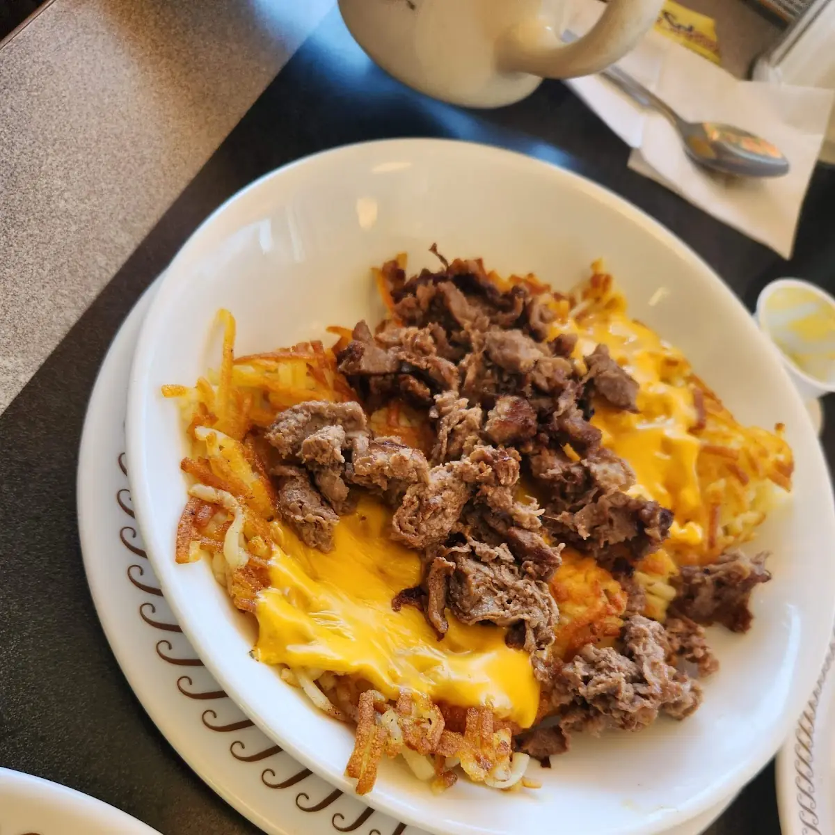 Philly Cheese Steak Hash Browns