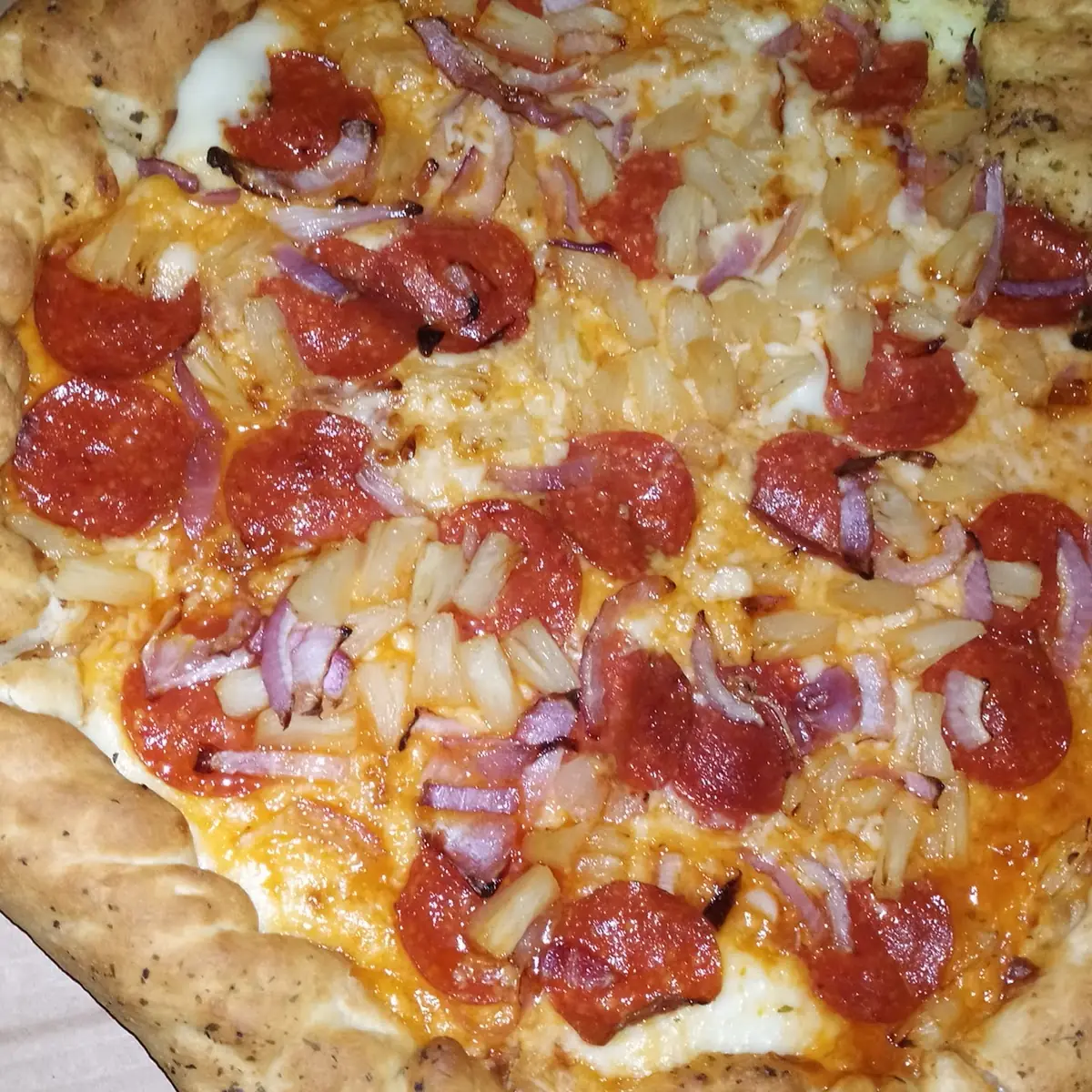 Stuffed Crust Pepperoni Pizza