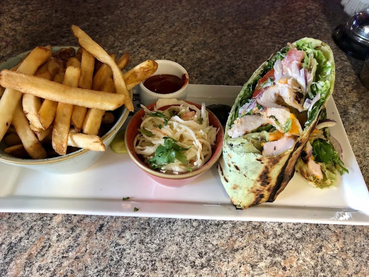 Grilled Fish Tacos with Fries