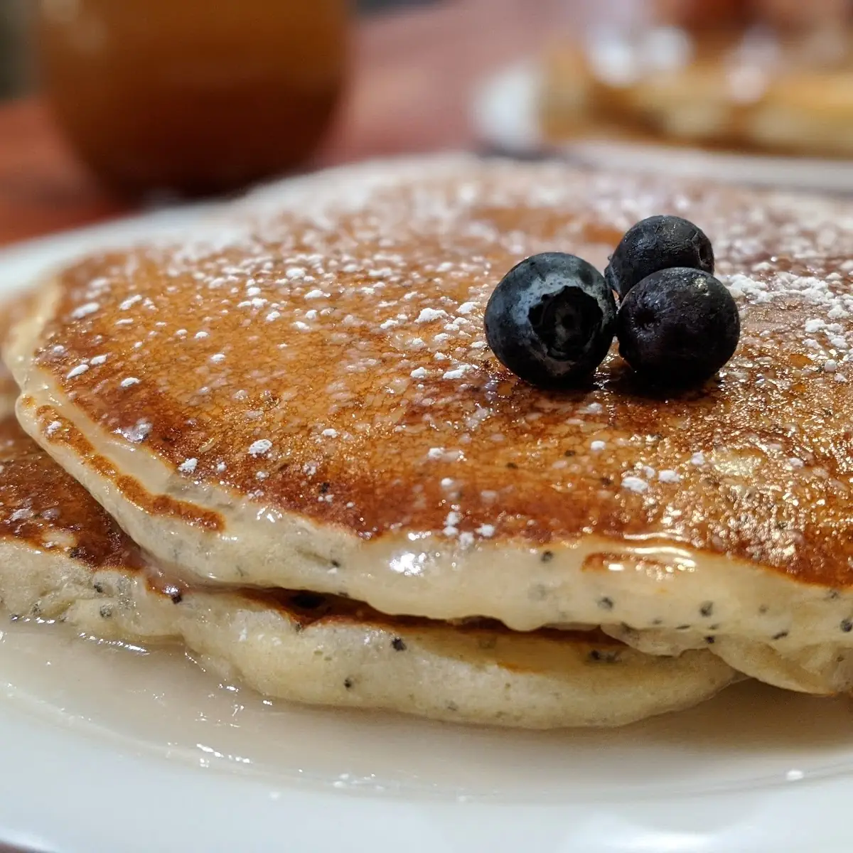 Lemon Poppy Seed Pancakes