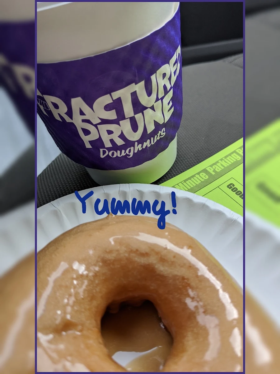 Salted Caramel Donut and Fresh Coffee