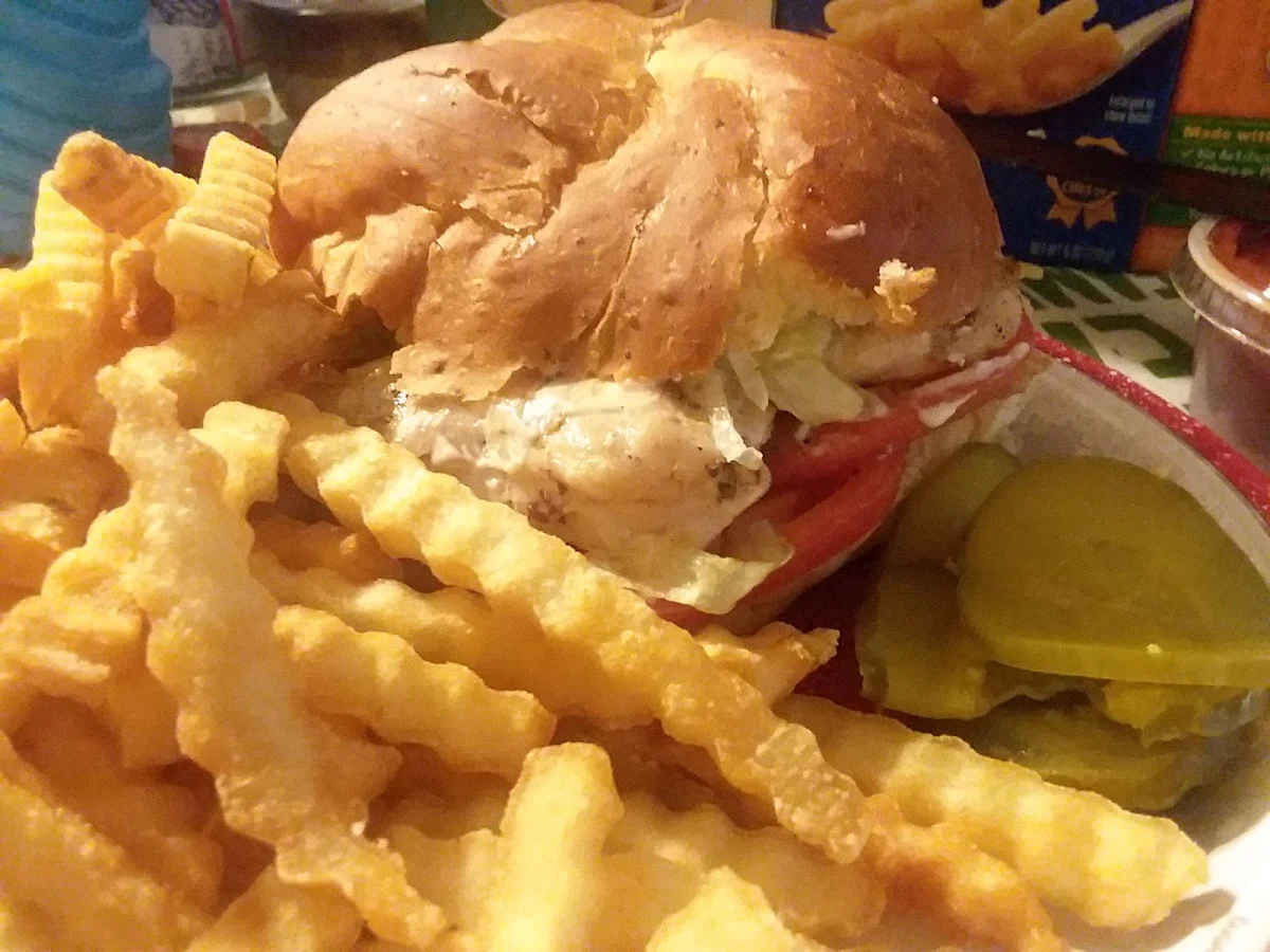 Chicken Bacon Ranch Burger