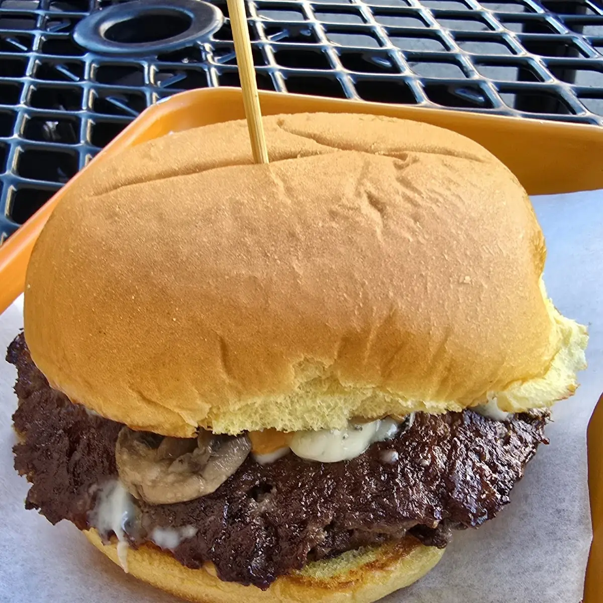 Beef Burger with Mushrooms