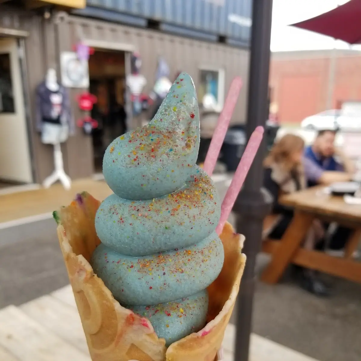 Cereal Milk Ice Cream Cone