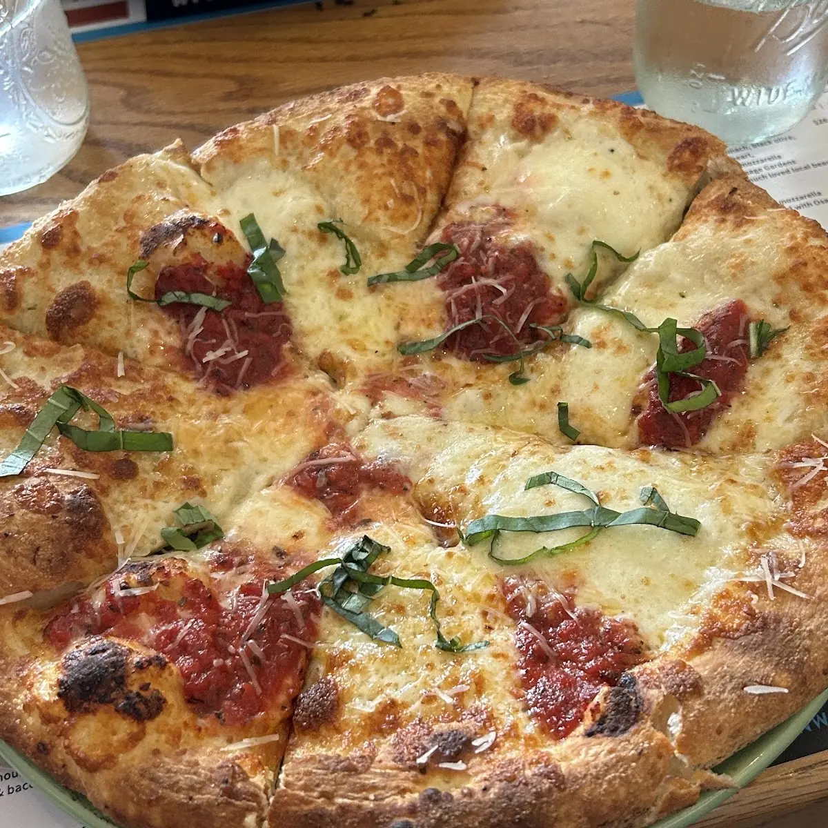 Margherita Pizza with Fresh Basil