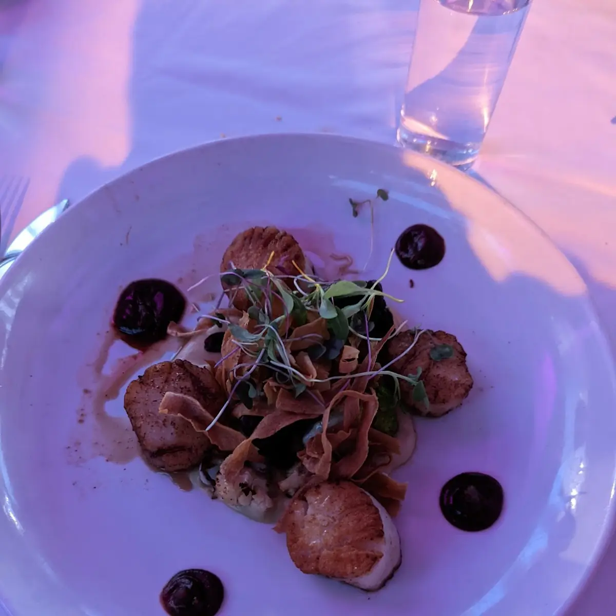Pan Seared Diver Scallops