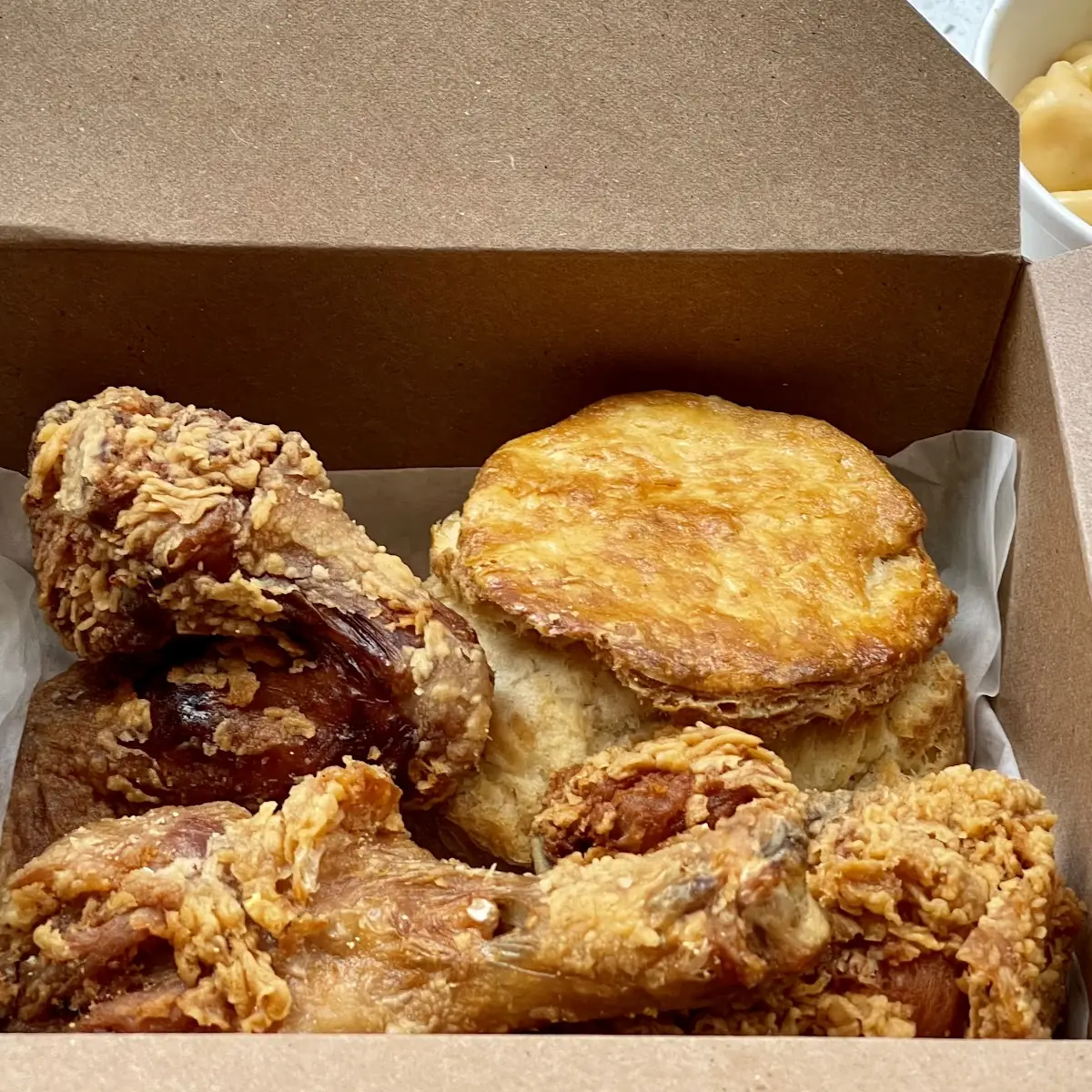 Award-Winning Fried Chicken Biscuits and Mac & Cheese