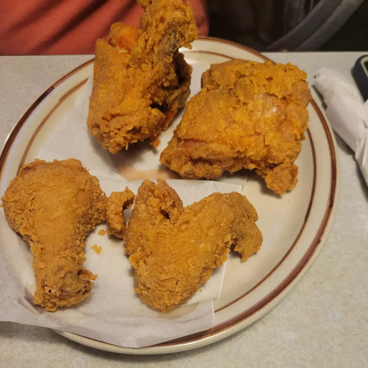 Fried Chicken OMG so Crispy Tender and Juicy