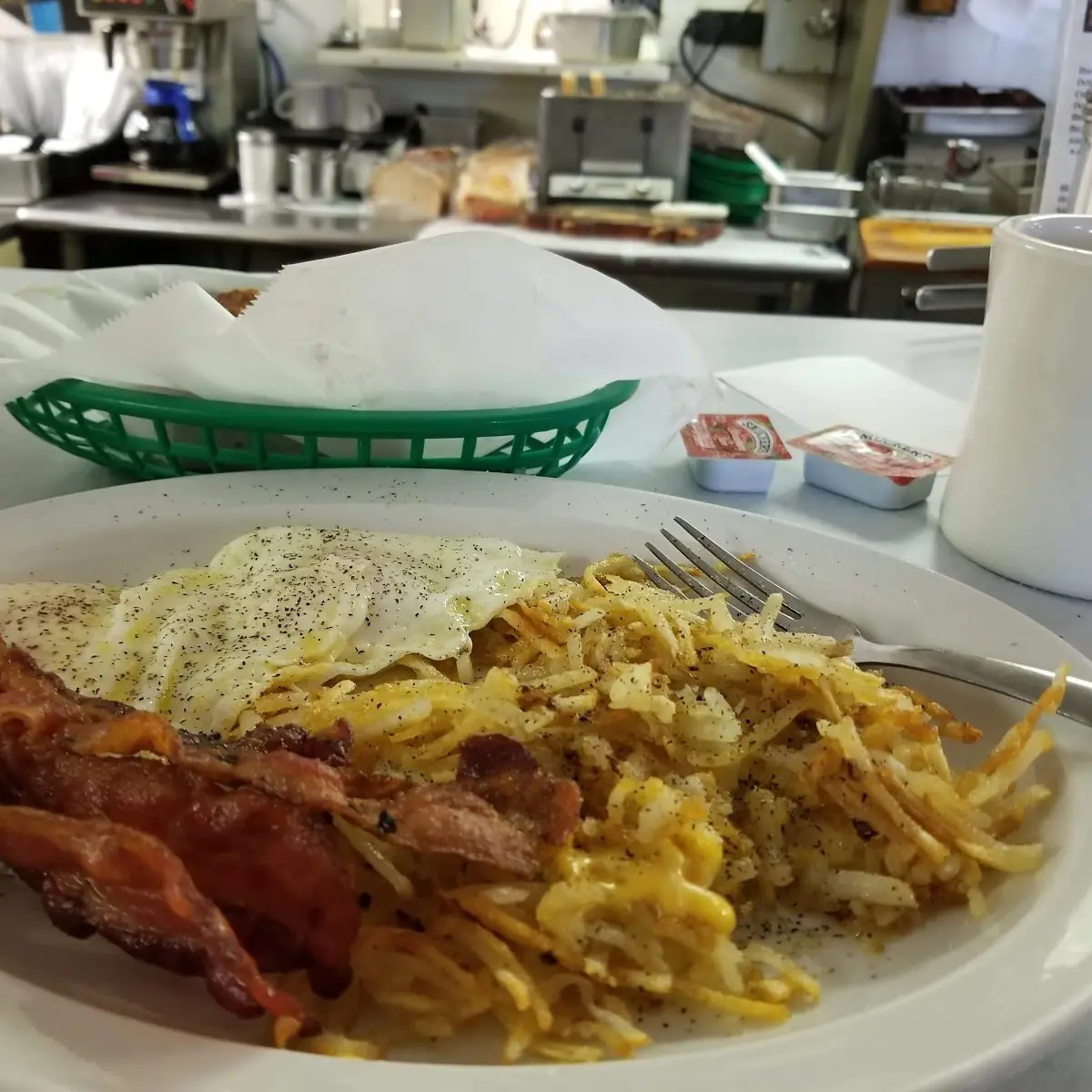Eggs and Hash Brown Potatoes