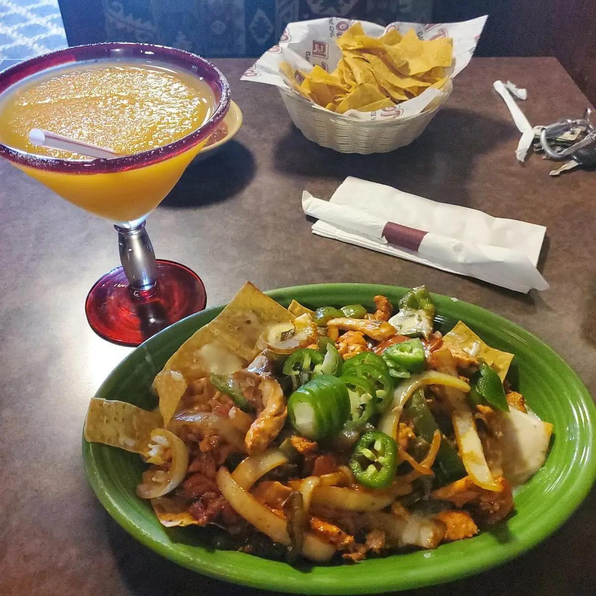 Chicken Nachos Fajitas