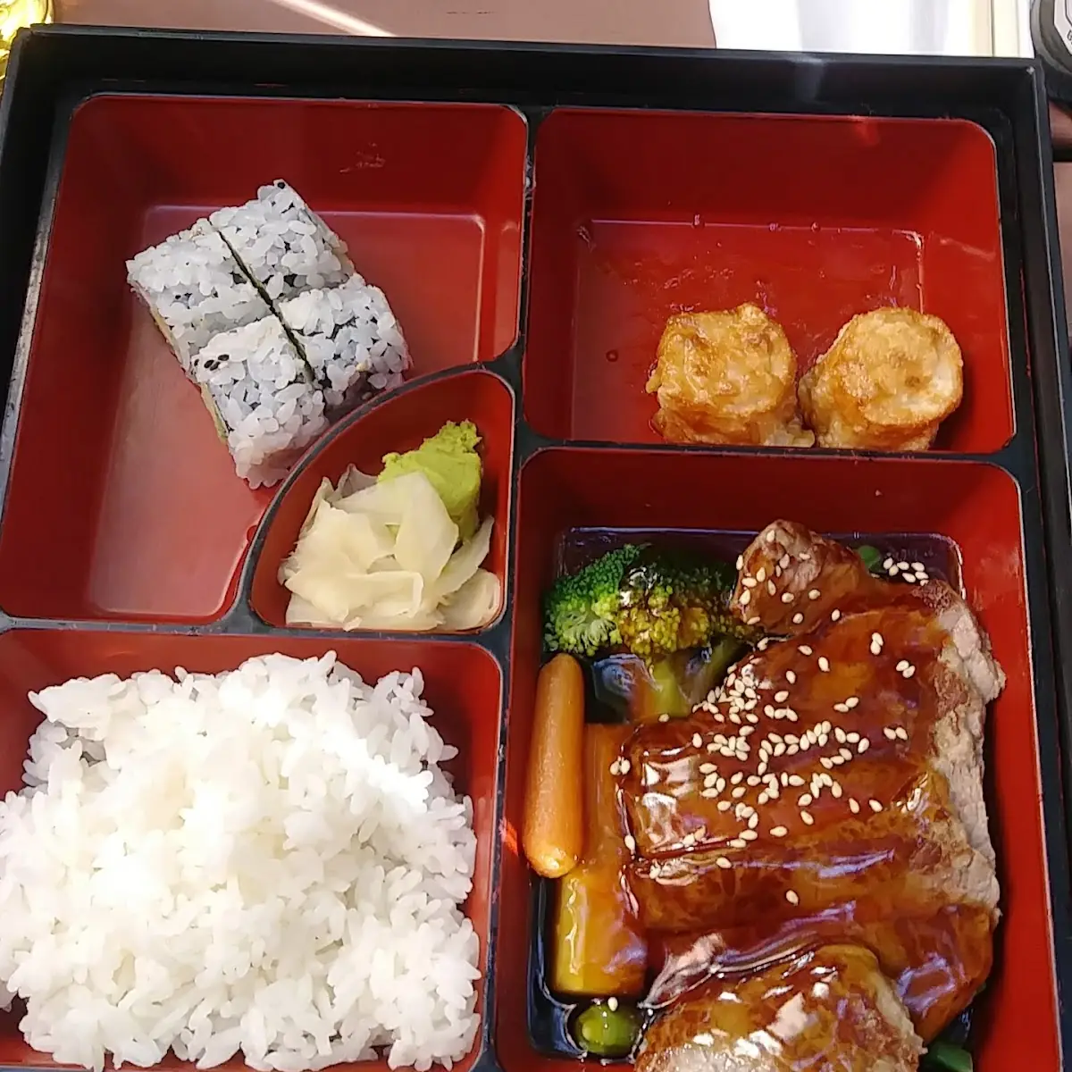 Beef Teriyaki Bento Box Lunch