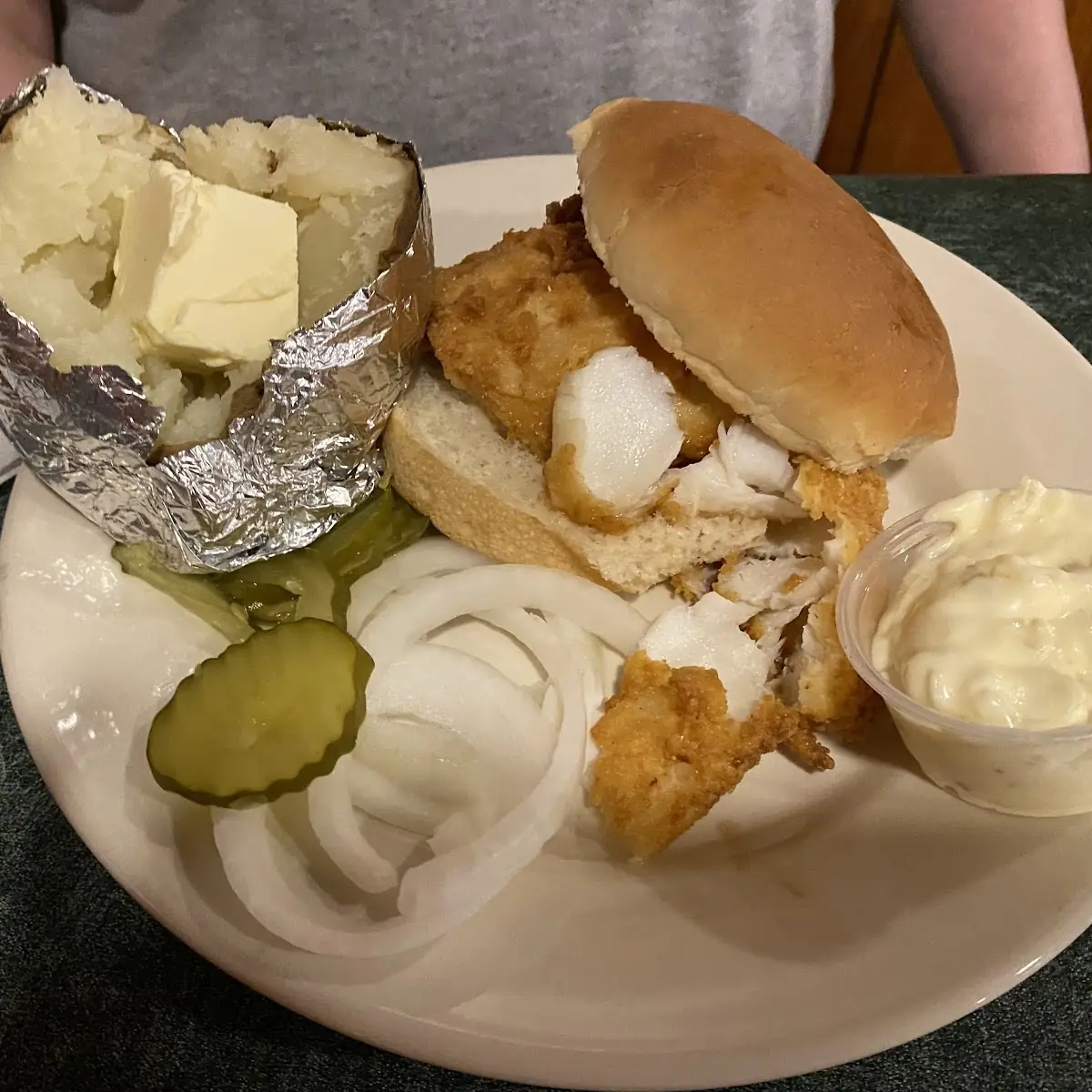 Cod Fish Sandwich Combo