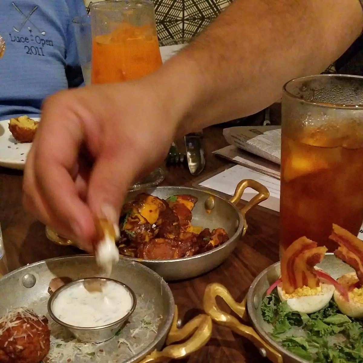 Appetizers Mac N Chesse Balls Deviled Eggs & Riblets