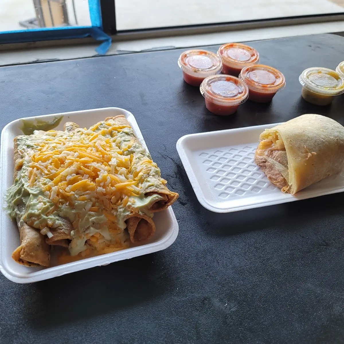 Five Rolled Tacos