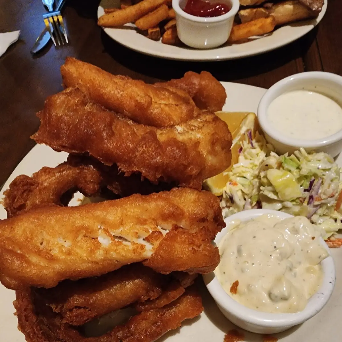 Fish and Chips Sub Onion Rings