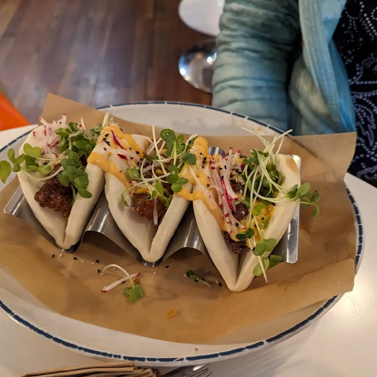 Fried Fish Bao Buns