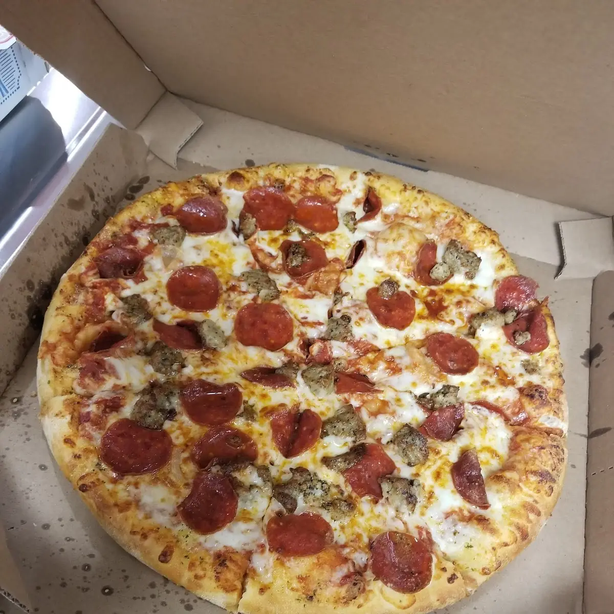 Pepperoni Sausage Pizza