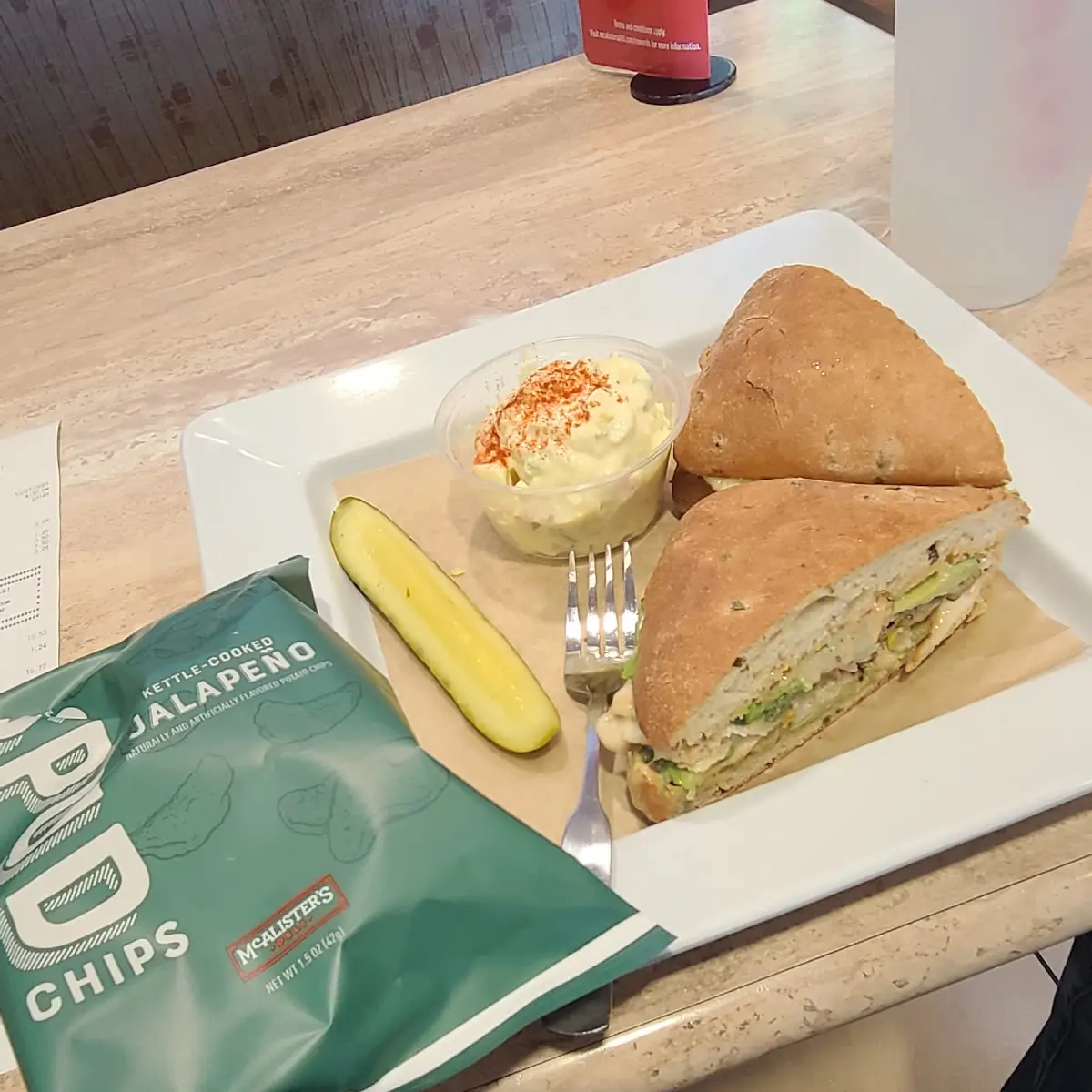Chipotle Chicken Avocado Sandwich
