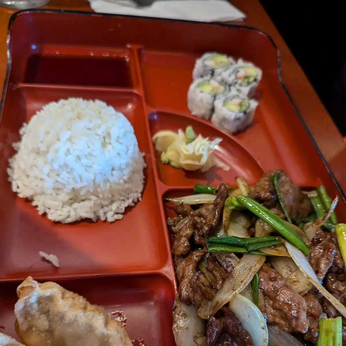 Mongolian Beef Bento Box Lunch