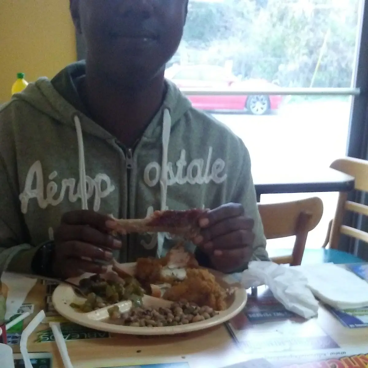 Their BBQ Rib Plate