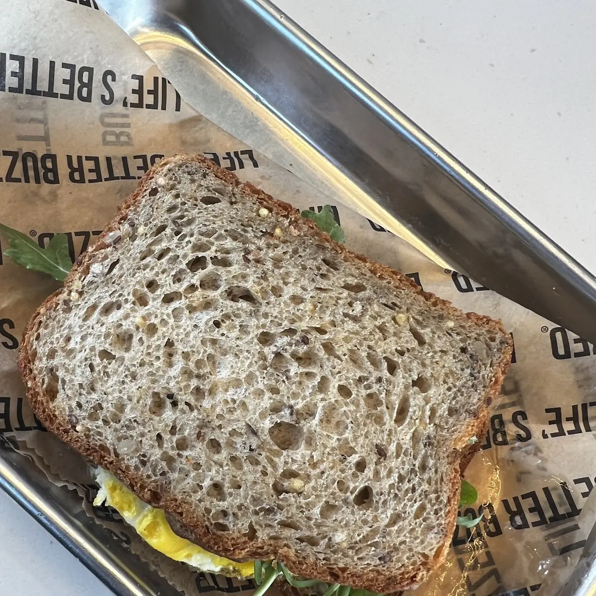 Breakfast Sandwich on Gluten Free Bread
